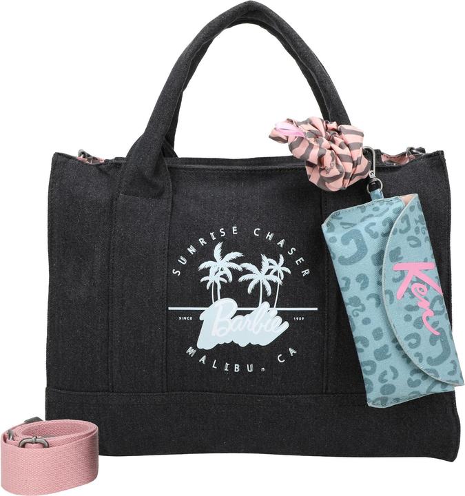 Fritzi aus Preußen Limited Barbie Malibu Denim Shopper Tasche 40 cm (15 l)