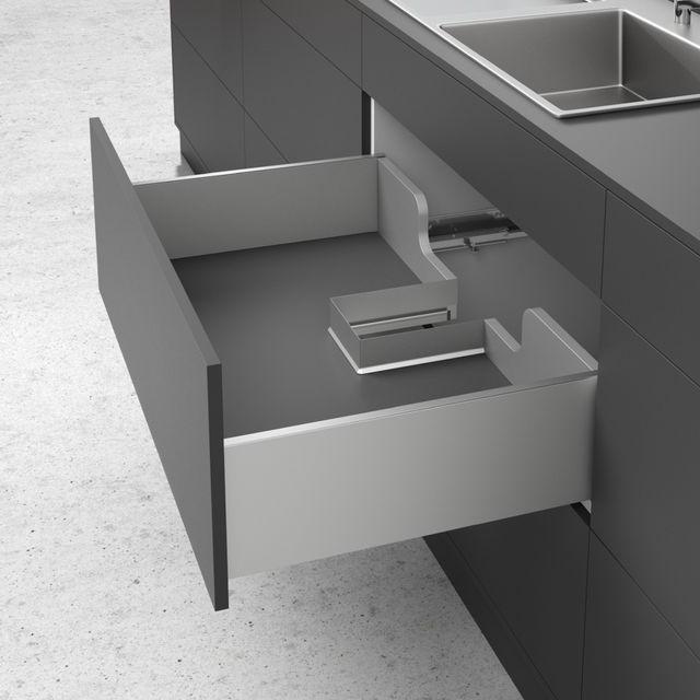 Productafbeelding Hettich Metalen rand voor sifonuitsparing hoekig