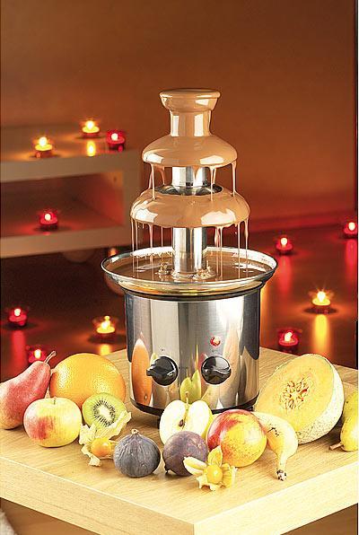 Actual product image Rosenstein & Söhne Stainless steel chocolate fountain