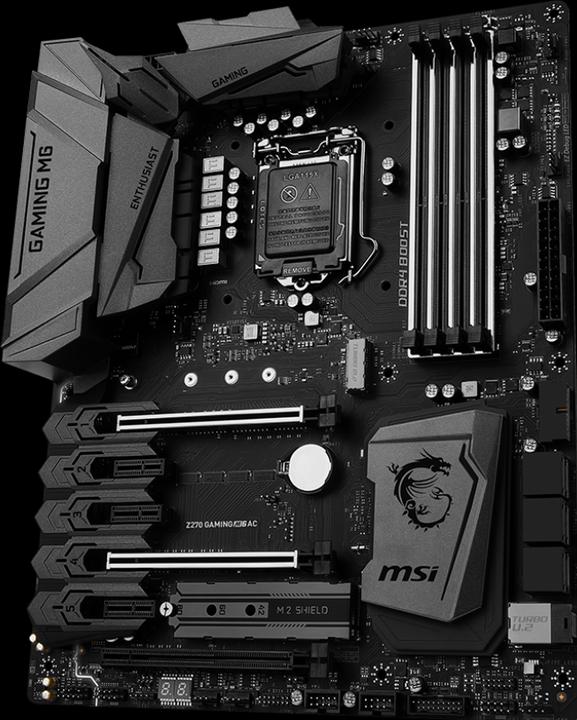 Produktbild MSI Z270 Gaming M6 AC (LGA 1151, Intel Z270, ATX)
