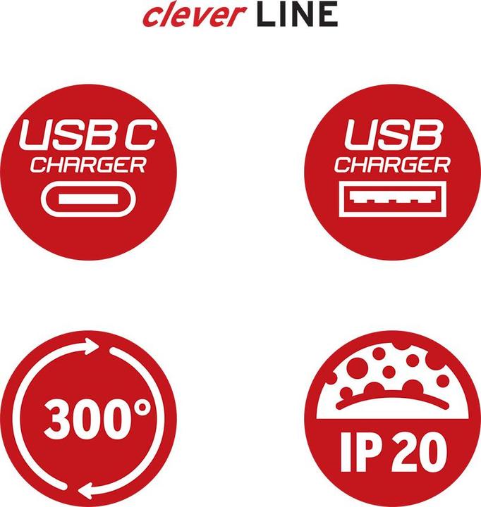 Immagine prodotto Brennenstuhl cleverLINE (USB-A, USB-C, Tipo 13, 3 x)