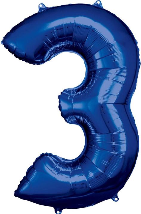 Image du produit Amscan Ballon en plastique Nombre 3 (1 x)