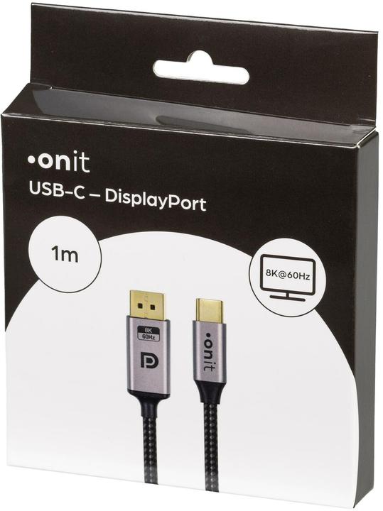 Produktbild Onit USB-C — DisplayPort (1 m, DisplayPort)