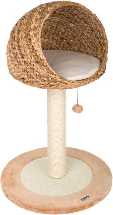 Karlie Arbre à chat en feuilles de bananier Petit Trou (93 cm, Beige)