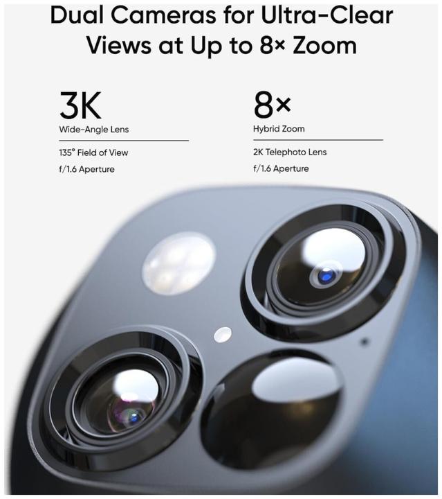 Actual product image eufy SoloCam S340 (2880 x 1620 Pixels)