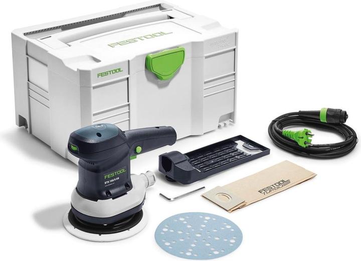 Produktbild Festool ETS 150/5 EQ-Plus Exzenterschleifer 310 W 150 mm + systainer ( 575056 ) (Exzenterschleifer, 310 W)