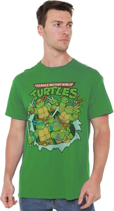 Immagine prodotto Teenage Mutant NT Maglietta Gruppo Retro Uomo (XXL)