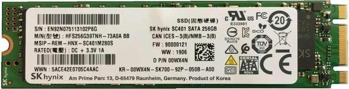 Produktbild Dell SSDR 256 S3 80S3 INTL PRO5400 (256 GB, M.2 2280)