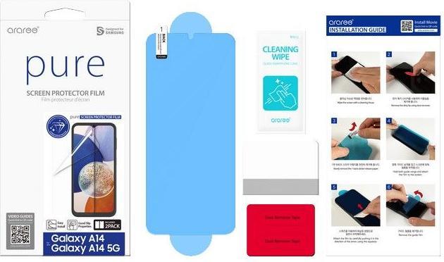 Image du produit Araree Pure Film Series (1 pièce(s), Samsung Galaxy A14, Samsung Galaxy A14 5G)