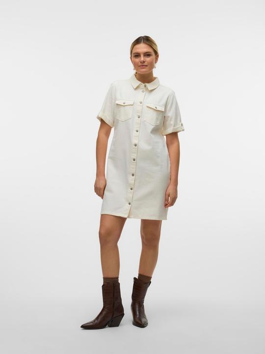 Actual product image Vero Moda Vmjennie Ss Short Denim Dress Ga Noos (XS)