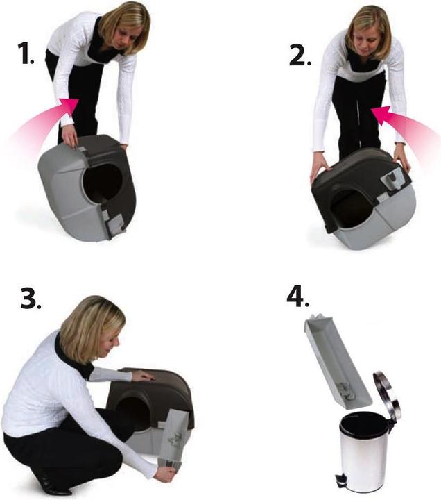 Produktbild Omega Paw Roll'n Clean selbstreinigende Katzentoilette (Selbstreinigendes Katzenklo)