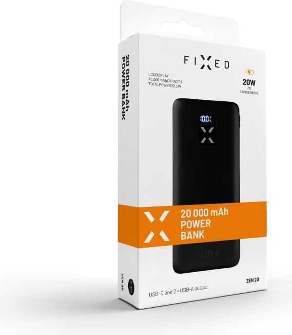 Actual product image Fixed Zen USB-C PD 20W Power Bank 20,000 mAh (20000 mAh, 22.50 W, 74 Wh)