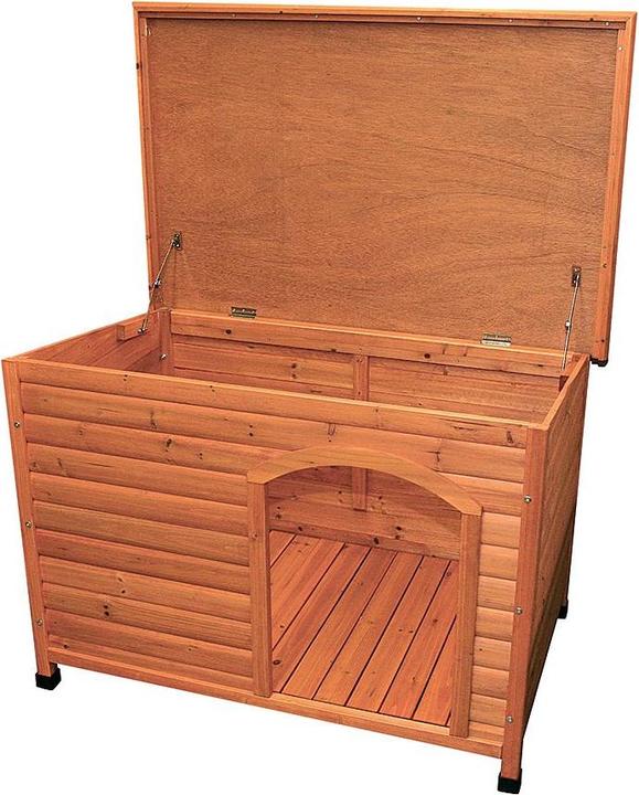 Actual product image Trixie Flat roof dog house Natura size (Dog house)