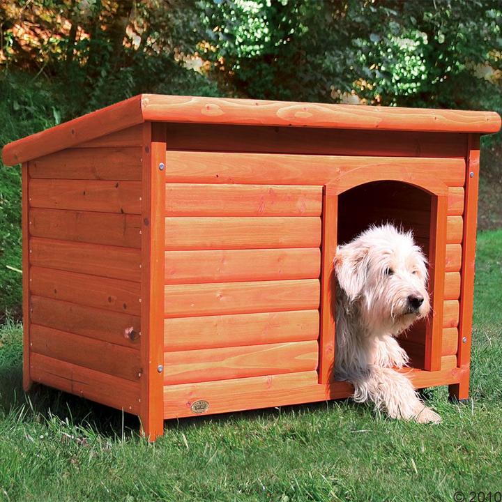 Actual product image Trixie Flat roof dog house Natura size (Dog house)