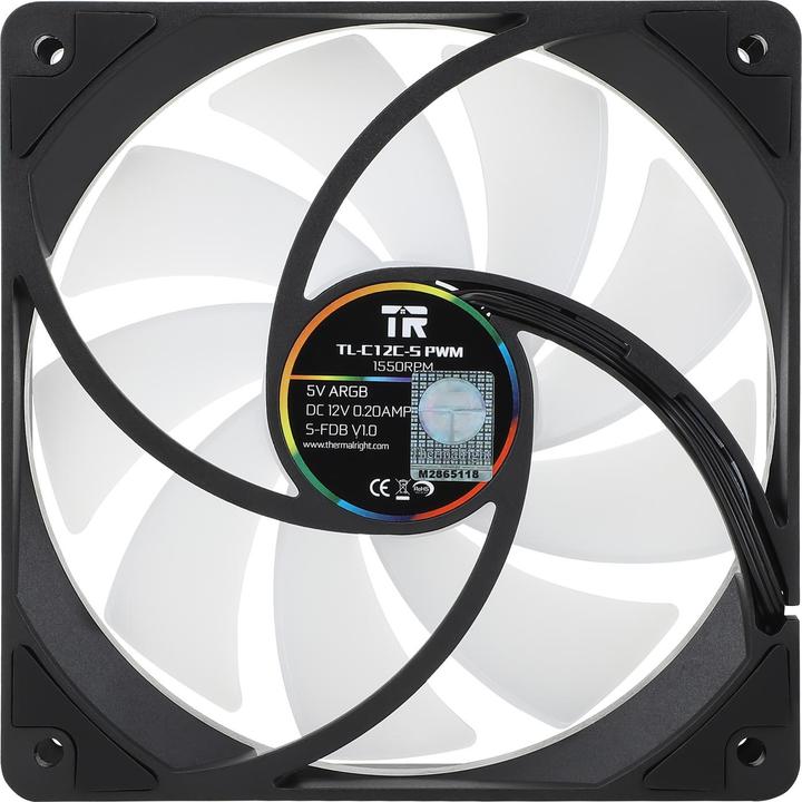 Immagine prodotto Thermalright Ventola TL-C12C-S ARGB 120mm nera (120 mm, 1 x)