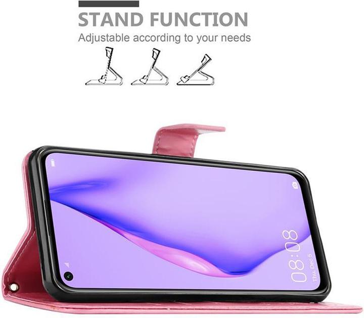 Actual product image Cadorabo Flower Book Cover (Huawei P40 Lite)