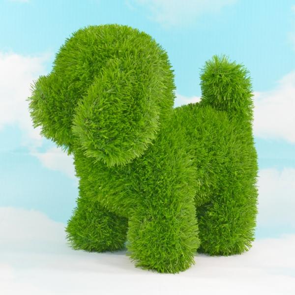 Actual product image AniPlants Grass figure, "Dog" standing, garden decoration, 35cm