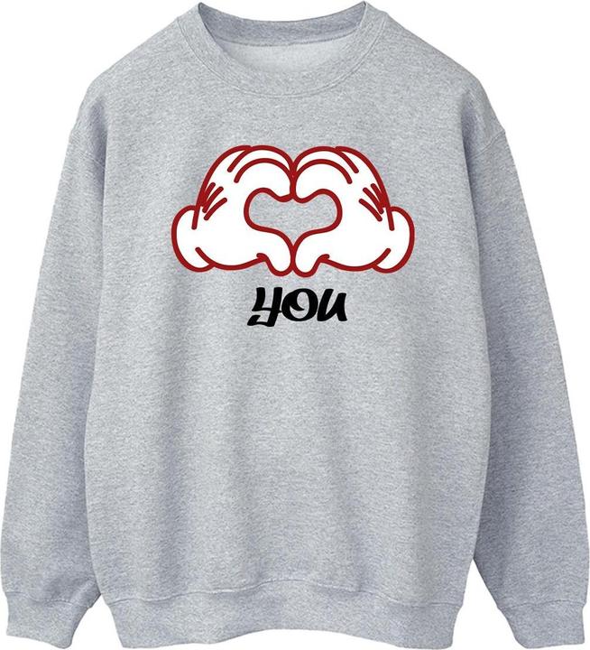 Disney Mickey Mouse Love You Hands Sweatshirt (XL)