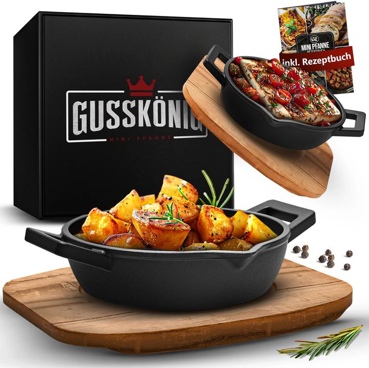 Produktbild Gusskönig Gusseisen Mini Servierpfannen Set (Gusseisen)