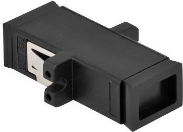 Image du produit Delock Coupleur fibre optique MTRJ femelle vers MTRJ femelle noir (CAT6, 0.03 m)
