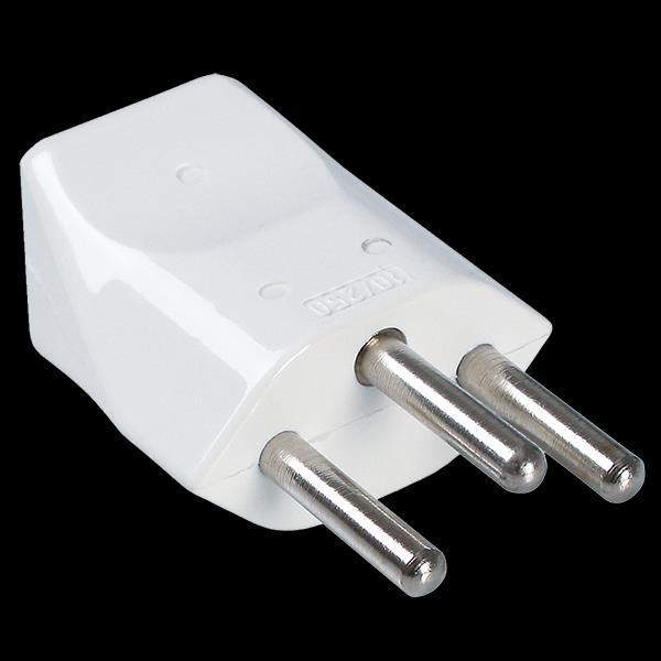 Produktbild Bachmann safety plug Switzerland CH 10A / 250V white