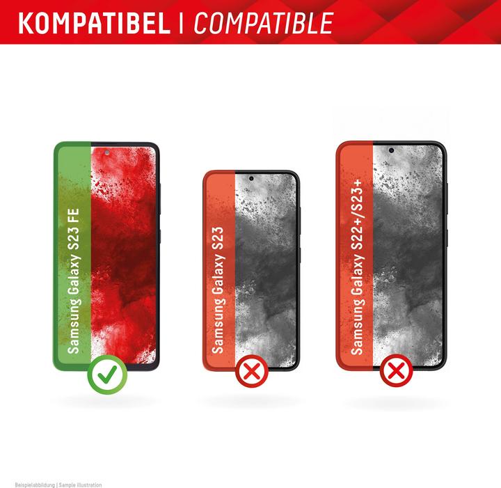 Actual product image Displex Real Glass, 2D Panzerglas (1 Piece, Samsung Galaxy S23 FE)