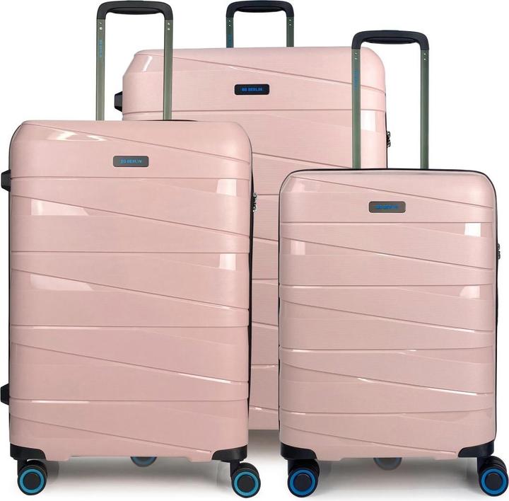 Immagine prodotto BG Berlin Ted Luggage - Set di 3 valigieOro (40 l, Bagaglio a mano (fino a 50 litri))