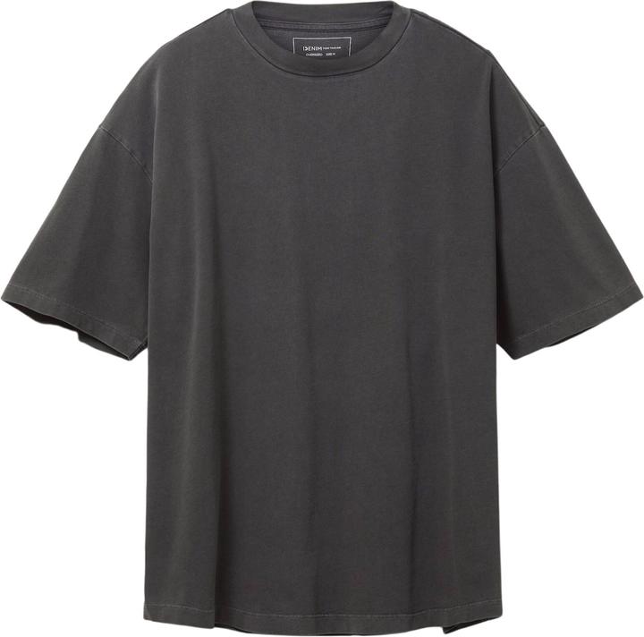 Actual product image Tom Tailor Shirt Oversized-T-Shirt mit Rundhalsausschnitt aus Baumwolljersey (L)