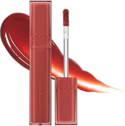 Produktbild Rom&Nd Dewyful Water Tint Lip Gloss 0.18 fl oz 04 Chili Up Longlasting Lip Tint Moisturizing Natural Gloss (04 Chili Up)