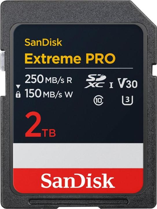 Immagine prodotto SanDisk Extreme PRO UHS-I V30 (2000 GB, SDXC, U3, UHS-I)