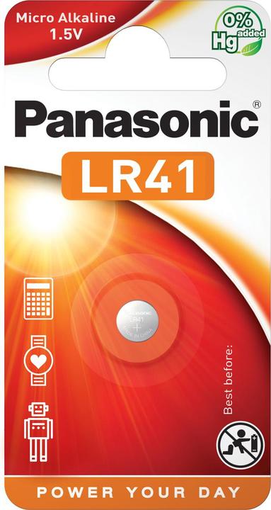 Panasonic Micro-alcalin (1 pcs, LR41, 888 mAh)