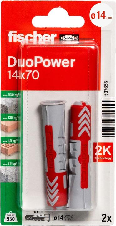 Produktbild Fischer SB Nylondübel Duopower (2 Stk.)
