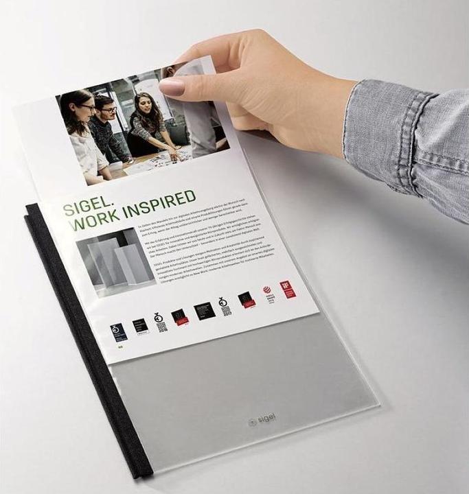 Produktbild Sigel Sichthülle Conceptum flex A5, Transparent, 5 Stück (A5, 1 x)