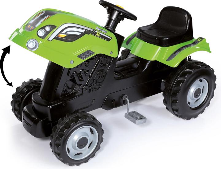 Smoby Traktor mit Anhänger grün