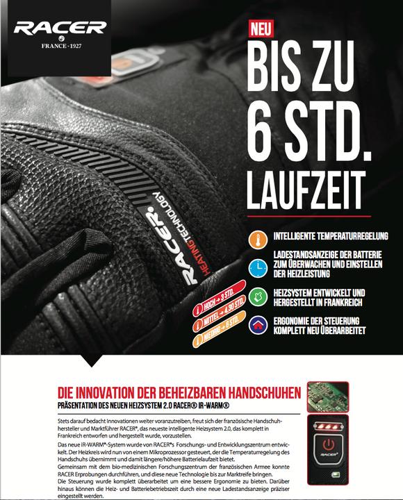 Produktbild Racer E-Glove 2 (8, M)