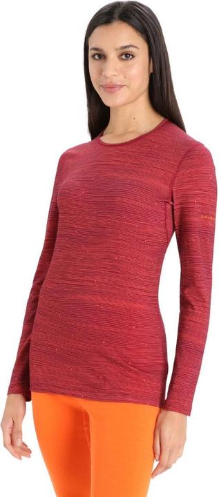 Actual product image Icebreaker Women Oasis LS Crewe Ski Tracks (XS)