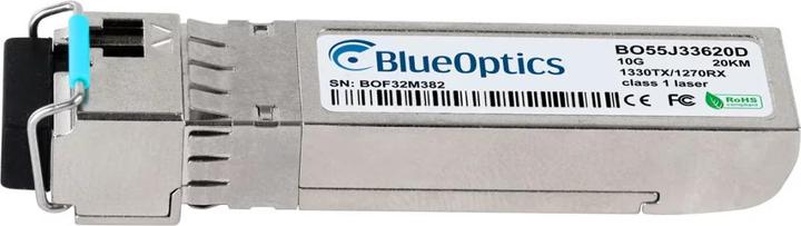Actual product image BlueOptics Extreme Networks 10GB-BX10-U-20 Compatible SFP+ BO55J27620D