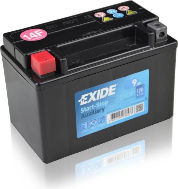 Actual product image Exide Start-Stop Aux. (12 V, 9 Ah)