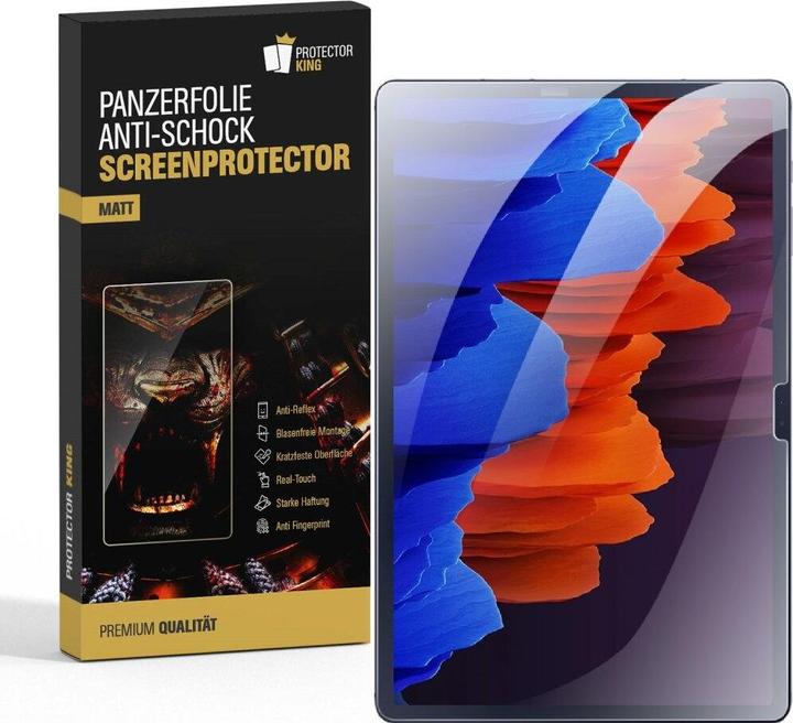 Actual product image Protectorking 4x Panzerfolie Anti-Shock matt entspiegelt (4 Piece, Galaxy Tab S9 FE)