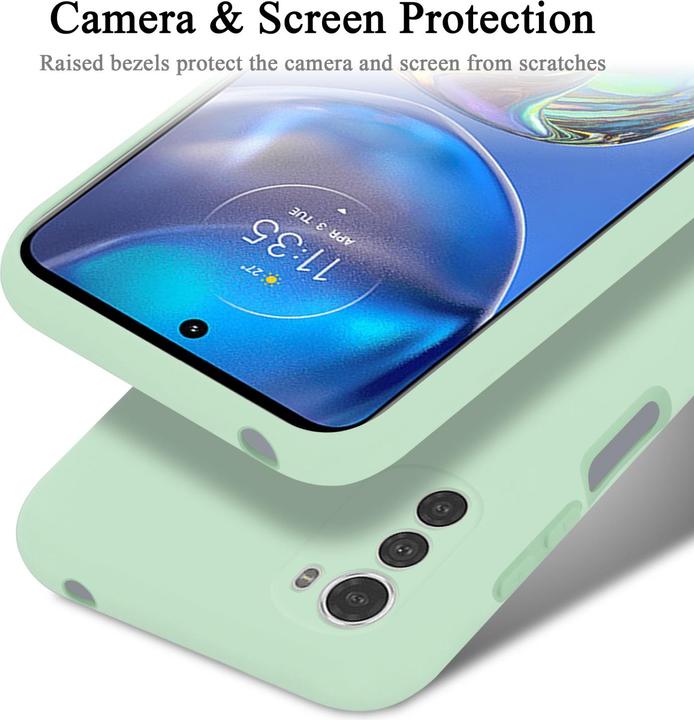 Produktbild Cadorabo TPU Liquid Silicone Case Hülle für Motorola MOTO E32 4G / E32S (Motorola Moto E32s)