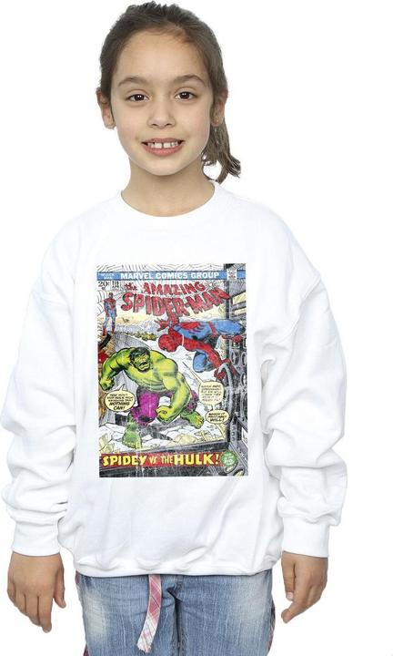 Produktbild SpiderMan VS Hulk Cover Sweatshirt Mädchen (116)