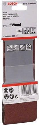 Image du produit Bosch Professional Zubehör PRO X440 bande abrasive, 65 x 410 mm, G60, G80, G100, 3 pcs. (60, 80, 100)