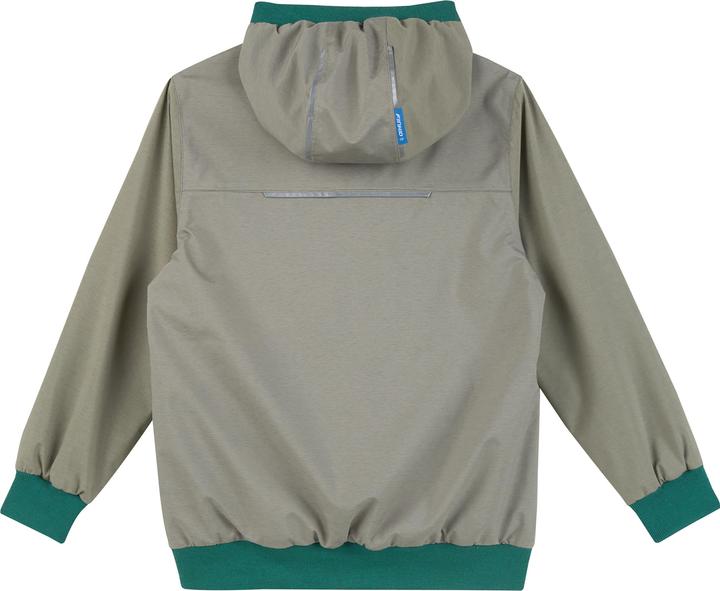 Produktbild finkid wendbare Regenjacke Muutuva vetiver/deep jungle (104, 110)