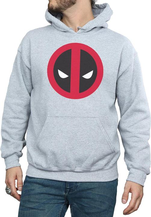 Immagine prodotto Deadpool Large Clean Logo Felpa con Cappuccio Uomo (XL)