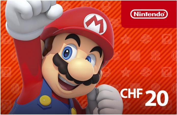 Actual product image Nintendo eShop (20 CHF)