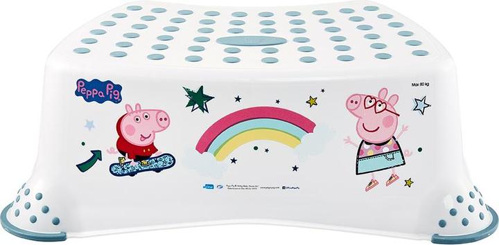 Actual product image keeeper kids step stool tomek "Peppa Pig", nordic-white