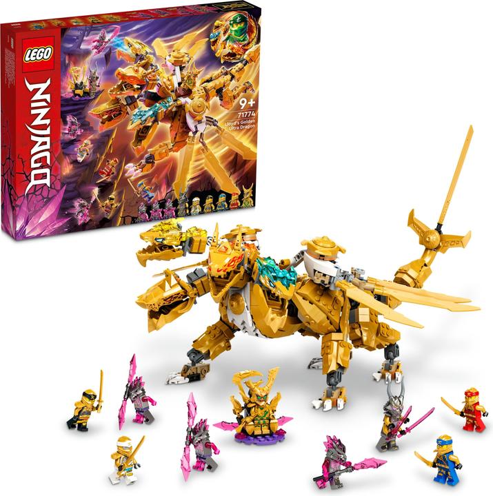 Actual product image LEGO Lloyd's ultra gold dragon (71774, LEGO Ninjago)