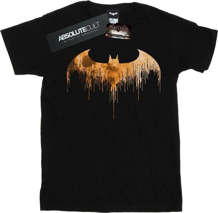 Batman Arkham Knight Halloween Moon Logo Fill TShirt (M)