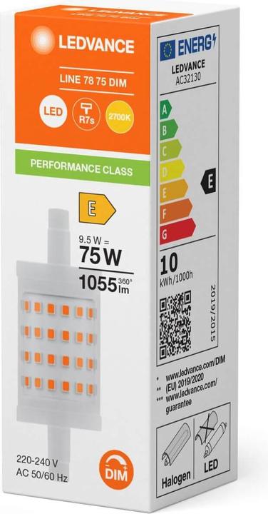 Produktbild Ledvance LED-Lampe (R7s, 9.50 W, 1055 lm, 20 x, E)