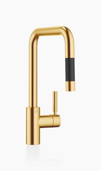 Produktbild Dornbracht META Square Küchenarmatur, Einhebelmischer, Pull-down, mit Brausefunktion, Ausladung 200